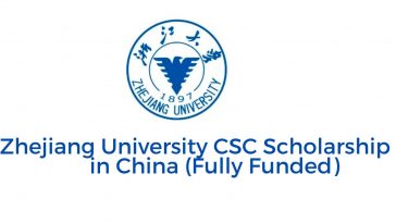 Zhejiang University CSC Scholarship in China
