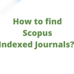 How to find Scopus indexed journals?