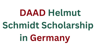 DAAD Helmut Schmidt Scholarship 2025