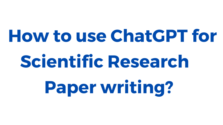 how to use chatgpt for research paper