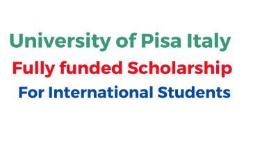 University of Pisa Scholarships in Italy