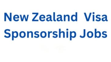 New Zealand visa sponsorship jobs 2025