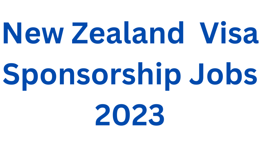 urgent driver jobs in new zealand with visa sponsorship