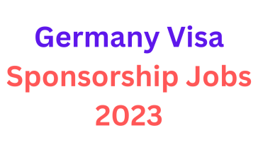 Germany Visa Sponsorship Jobs 2023