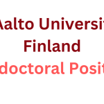Postdoctoral fellowships Aalto University Finland