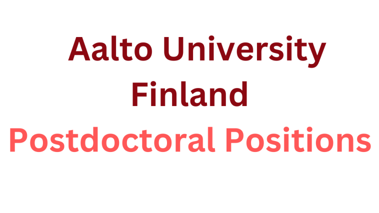 Postdoctoral fellowships Aalto University Finland