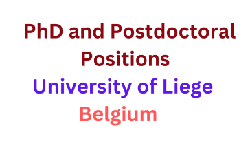 PhD and Postdoctoral positions University of Liege Belgium