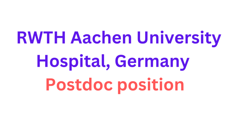 Postdoc (f/m/d) RWTH Aachen University Hospital, Germany
