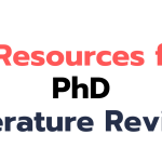Resources for PhD Literature Review