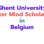 Ghent University Master Mind Scholarship