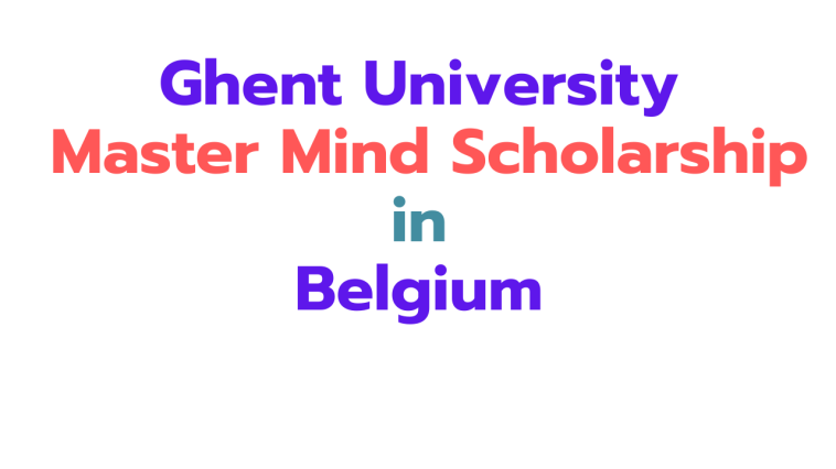 Ghent University Master Mind Scholarship