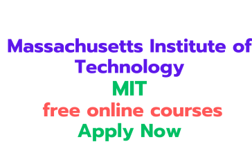 MIT free online courses