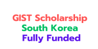 GIST Scholarship 2024 in South Korea
