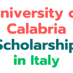 University of Calabria Scholarship 2024 in Italy