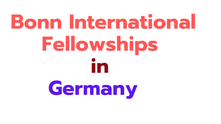 Bonn International Fellowships in Germany 2025