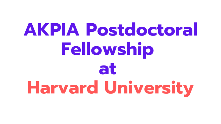 AKPIA Postdoctoral Fellowship 2025 at Harvard University