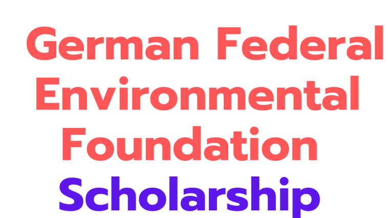 German Federal Environmental foundation Phd scholarship 2025