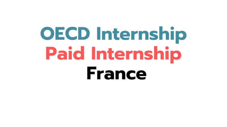 OECD Internship 2025 France