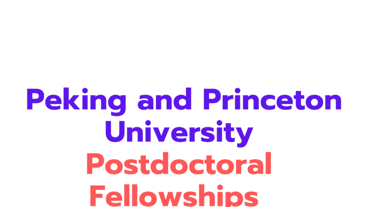Peking and Princeton University Postdoctoral Fellowships 2025