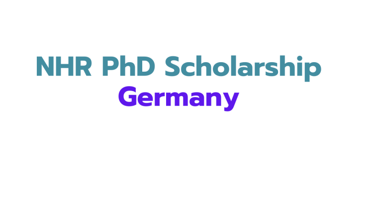 NHR PhD Scholarship 2026 in Germany (Funded)