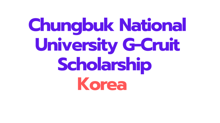 Chungbuk National University G-Cruit Scholarship