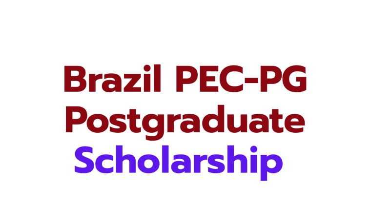 Brazil PEC-PG Postgraduate Scholarship