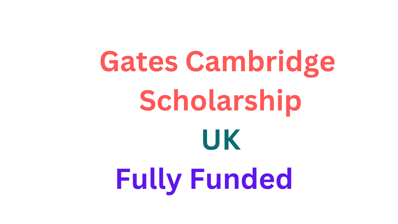 Gates Cambridge Scholarship 2026-27