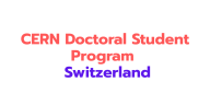 CERN Doctoral Student Prgram 2027