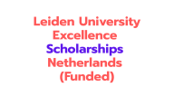 Leiden University Excellence Scholarships 2027 in Netherlands (Funded)