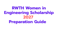 RWTH Women in Engineering Scholarship 2027 Preparation Guide