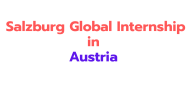 Salzburg Global Internship 2027 in Austria (Fully Funded)