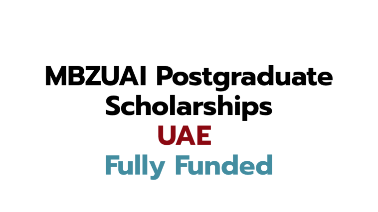 MBZUAI scholarship 2027